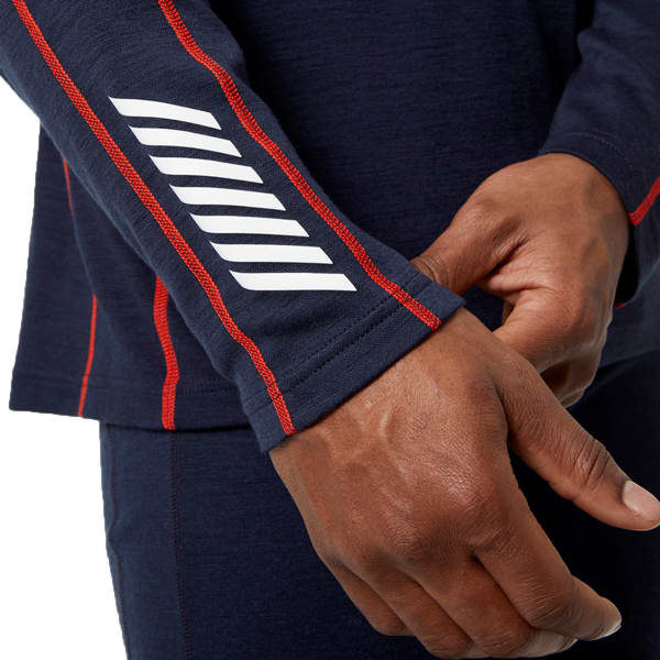 T-shirt thermique HELLY HANSEN LIFA MERINO LIGHTWEIGHT CREW NAVY