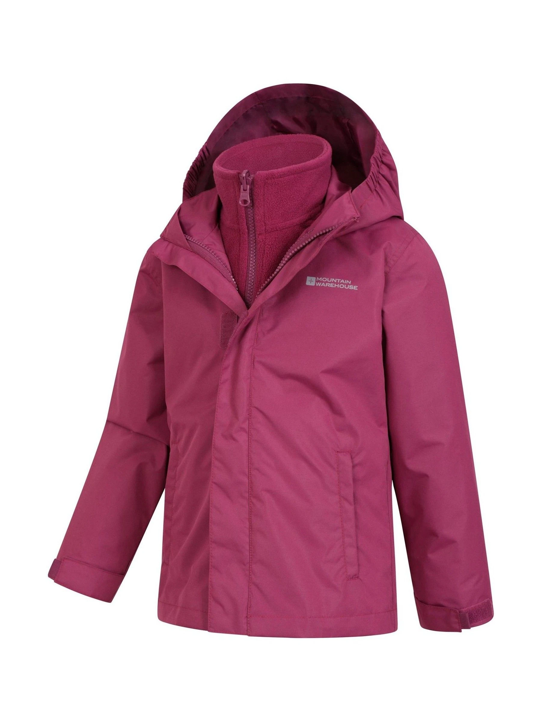 Bordeauxrood - Mountain Warehouse - Waterafstotend Fell 3-in-1 jack
