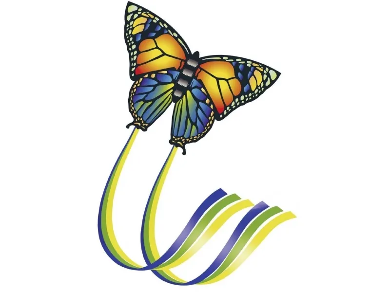 Günther Flugspiele En line Drage Butterfly Spændvidde 950 mm Vind Strength Fitness 4 - 6 bft