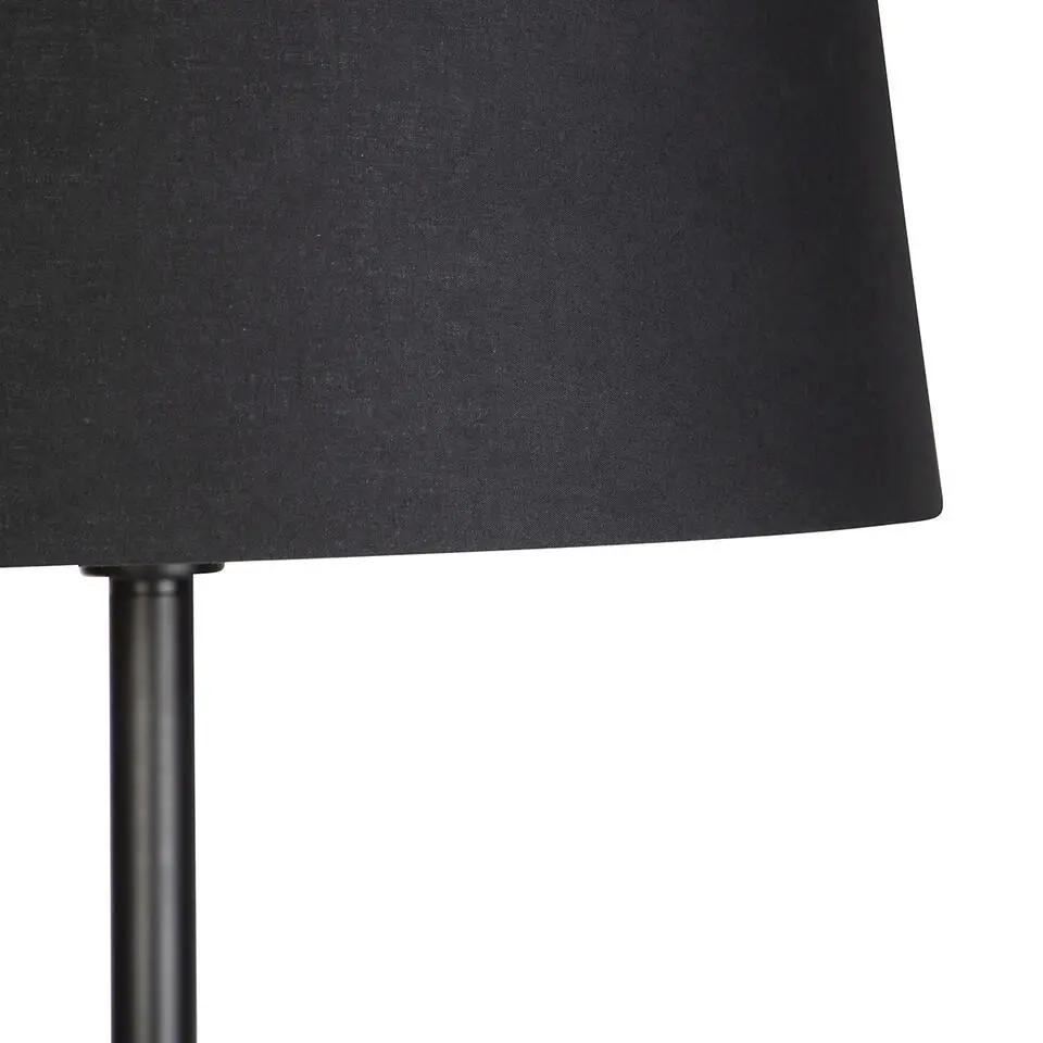 Qazqa vloerlampen simplo zwart e27