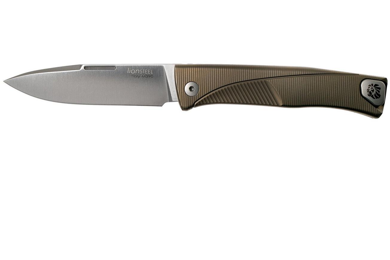 LionSteel Thrill bronze titanium integral slipjoint zakmes