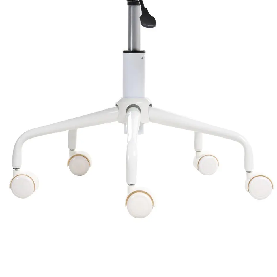 CHEERFUL - Bureaustoel - Lichtblauw - Fluweel