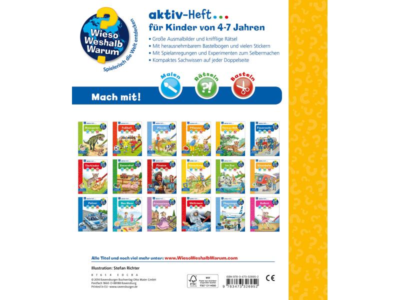 Ravensburger Kinder-Sachbuch WWW Aktiv-Heft Tiere der Welt Kinder-Sachbuch