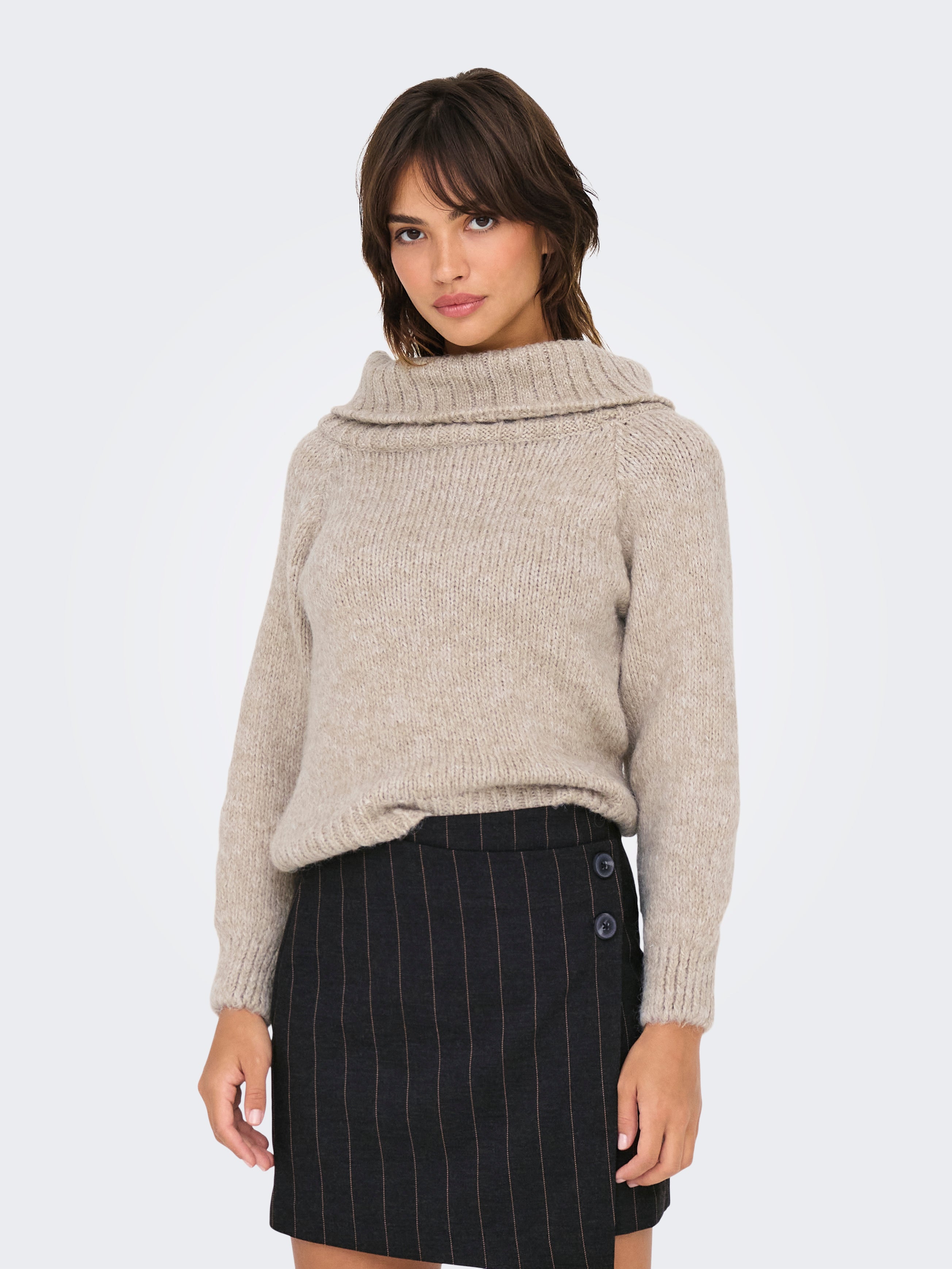 ONLMARIE Strickpullover Weathered Teak