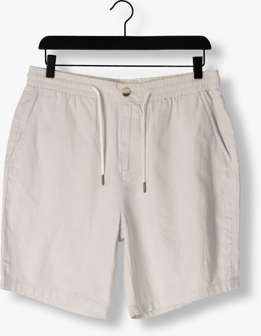 SCOTCH & SODA grijze scotch & soda korte broek fave - cotton/linen twill bermuda