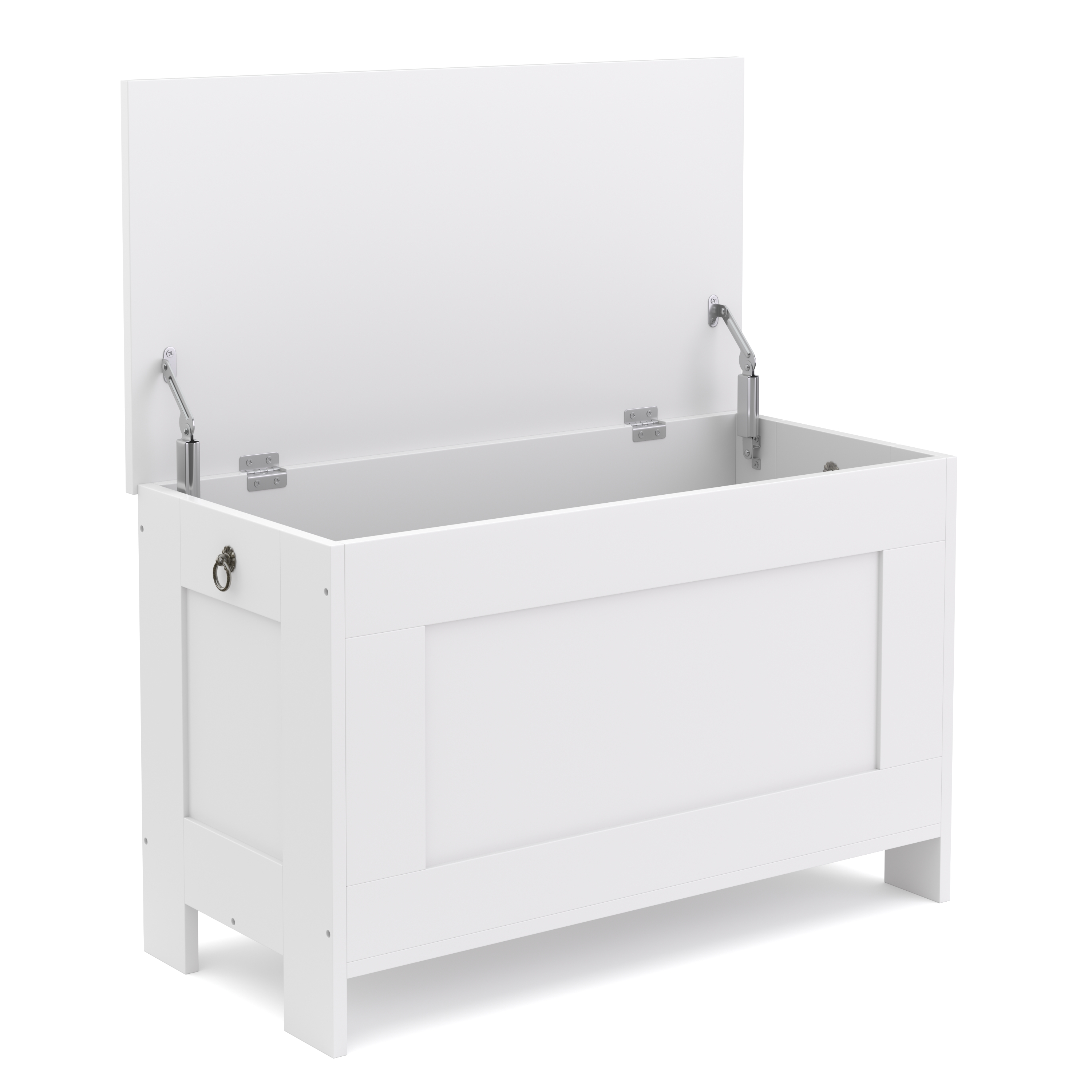 Truhe 76 x 48 x 40 cm weiss
