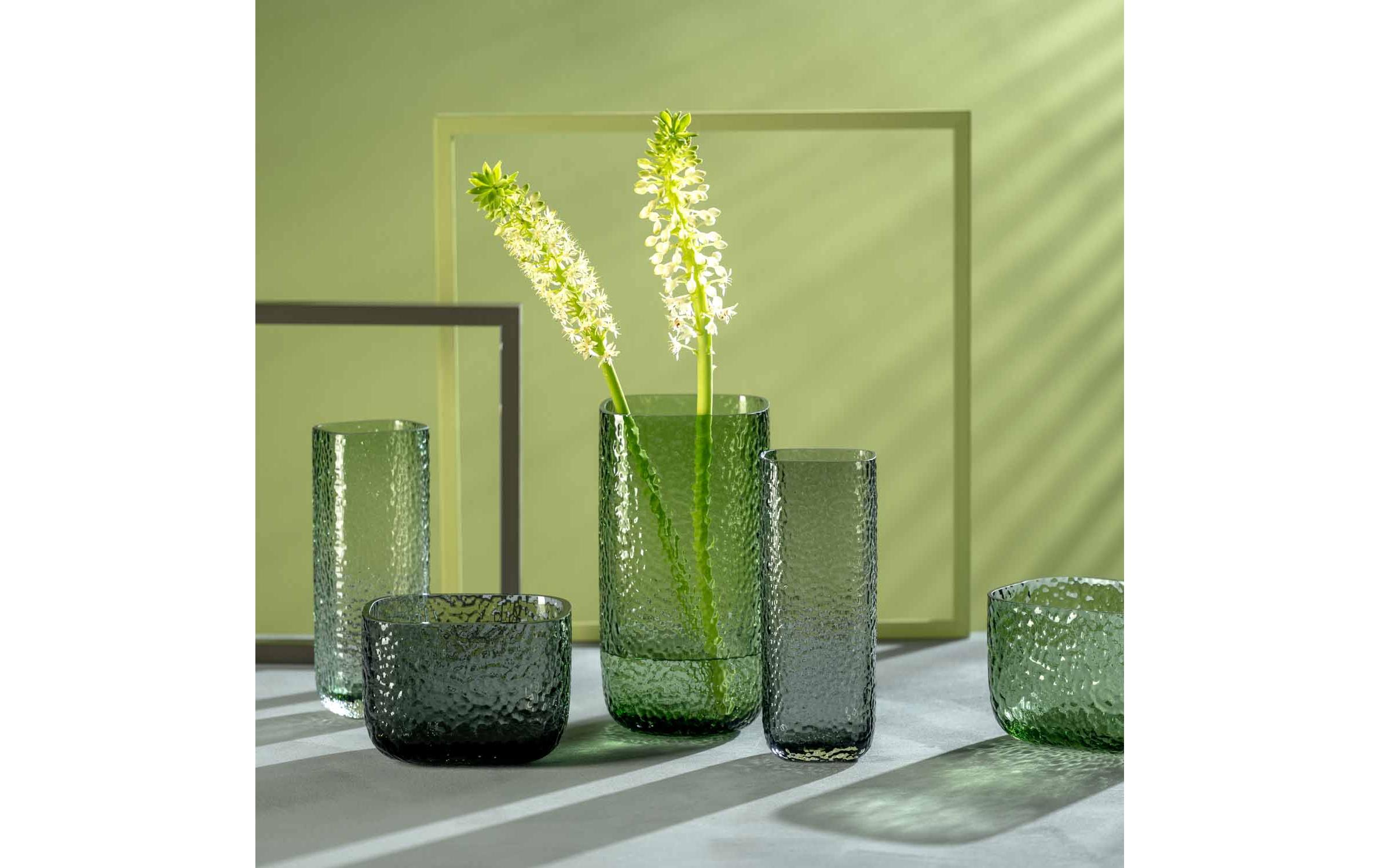 Vase Martello 27 cm, GrauBlumenvase