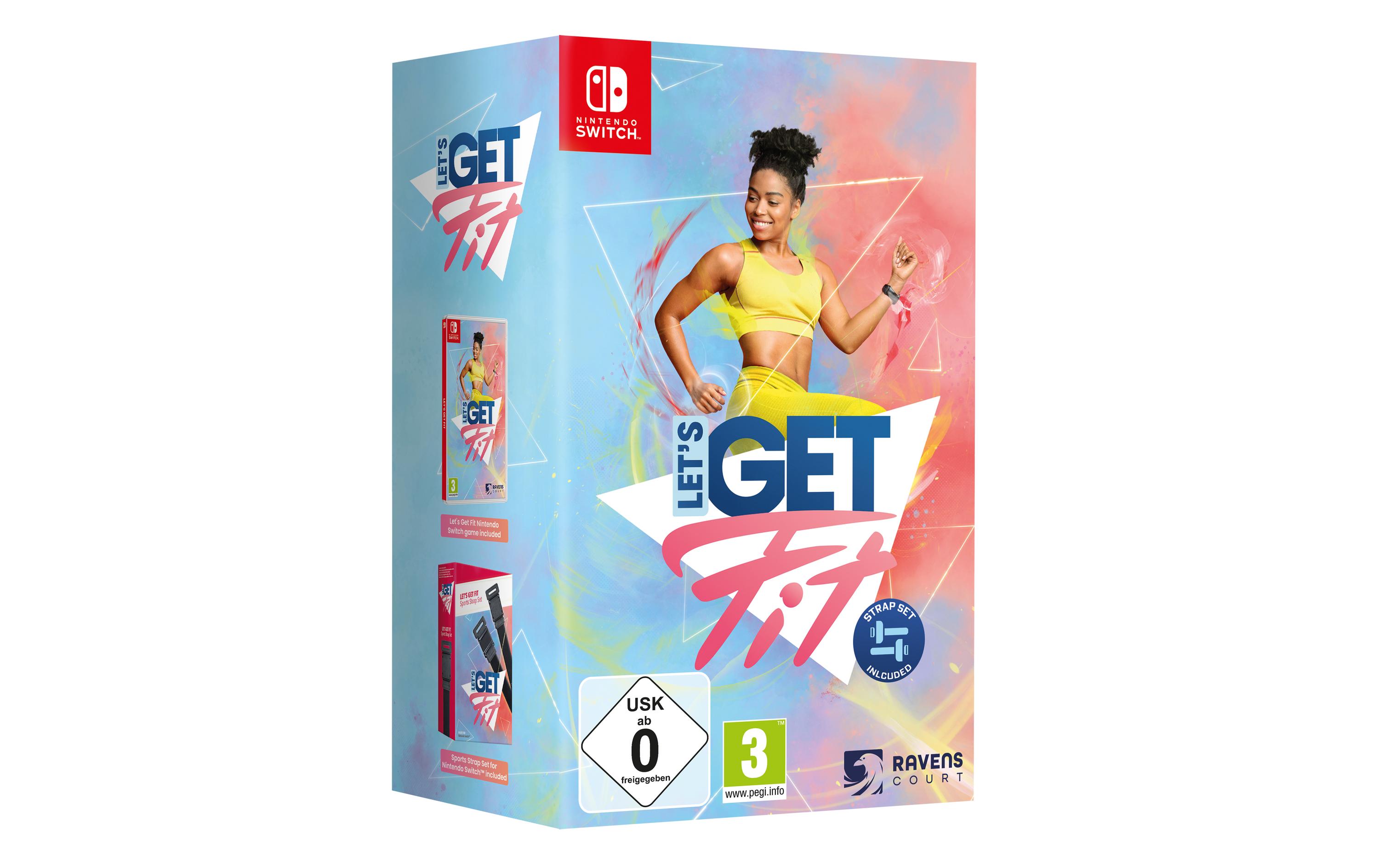 Let's Get Fit BundleFitnessspiel mit Sportgürtel-Set für die Switch