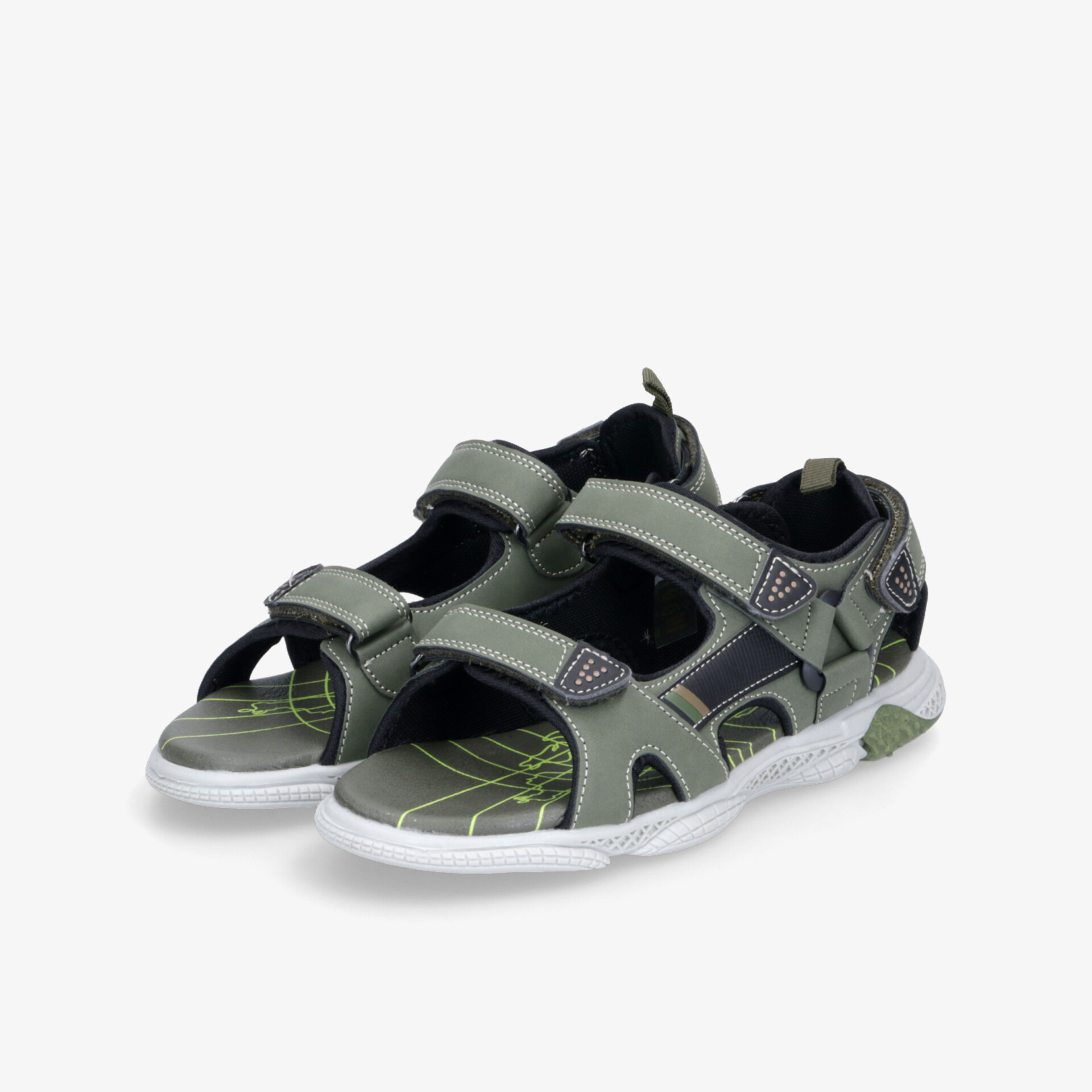 DooDogs Kinder Sandalen grün