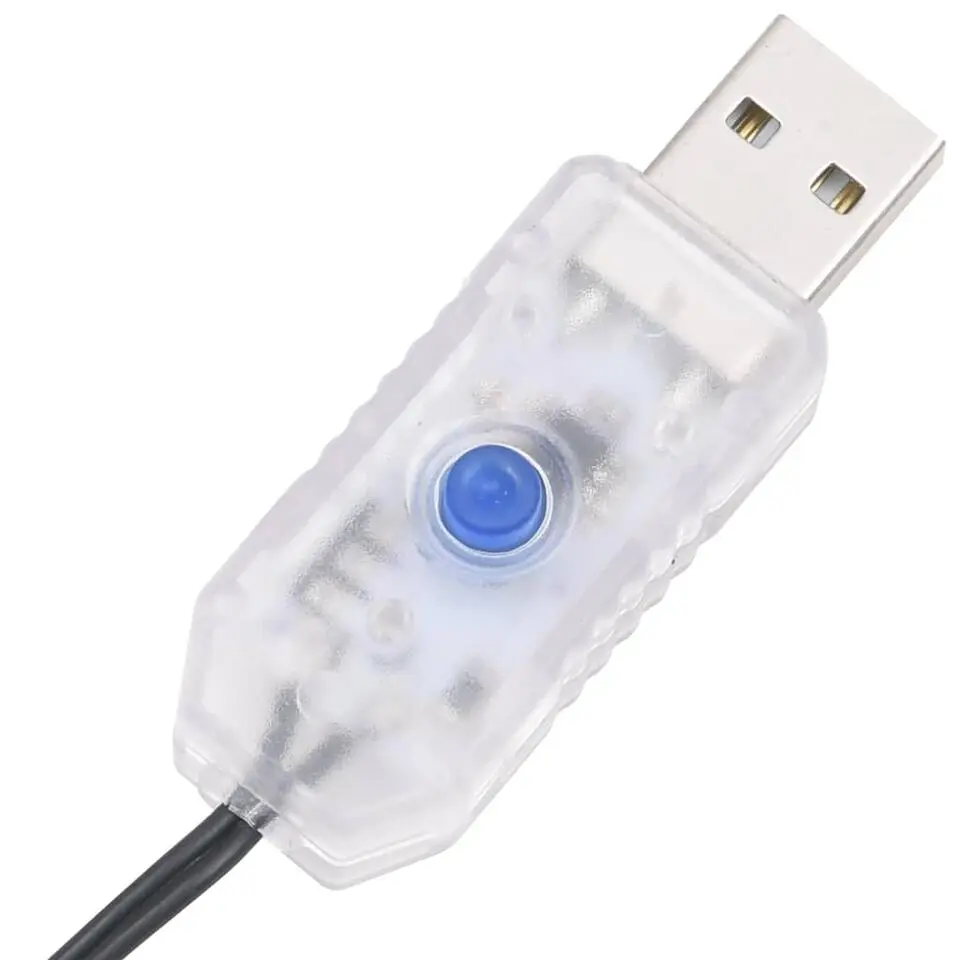vidaXL - Led-slinger - Cold white - 30 m