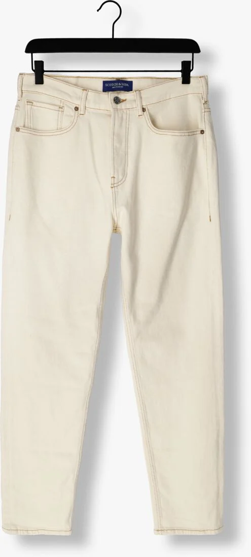 SCOTCH & SODA witte scotch & soda straight leg jeans the drop regular taper jeans