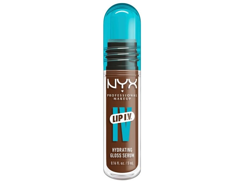 NYX Professional Makeup Lip Gloss IV Serum feuchtigkeitsspe Pflegender Lippenbalsam mit Vitaminen
