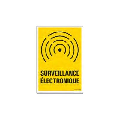 Pickup - Plaque de signalisation - 230 x 330 mm - surveillance électronique