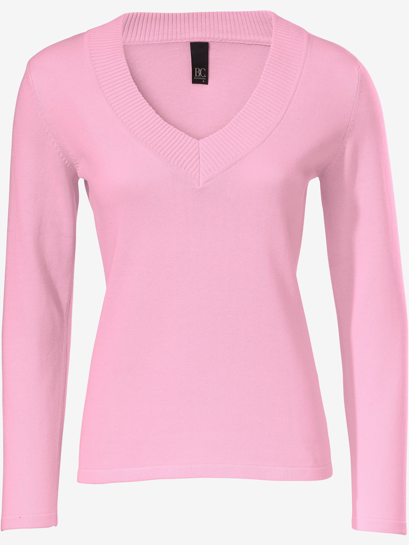 Joli pull basique à encolure en v