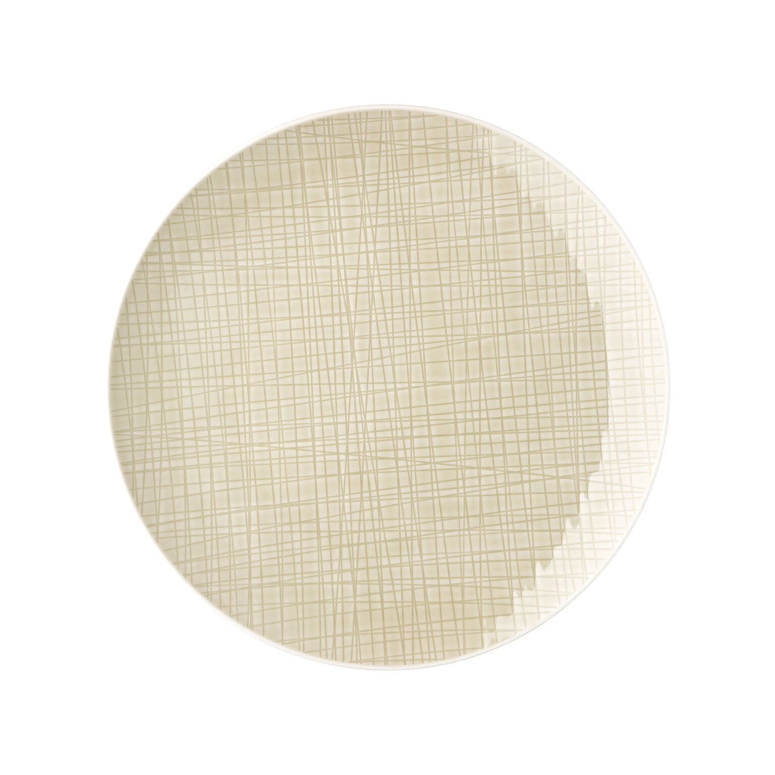 Mesh Colours Cream Teller 27 cm flach
