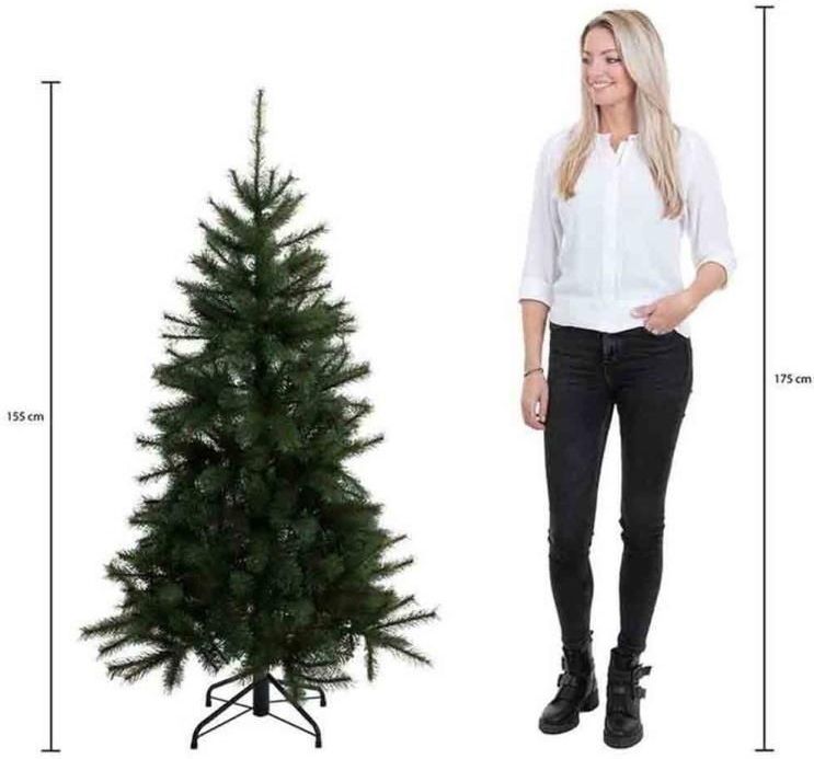Black Box Trees - Frasier - Kunstkerstboom - Groen - H155 x Ø109 cm