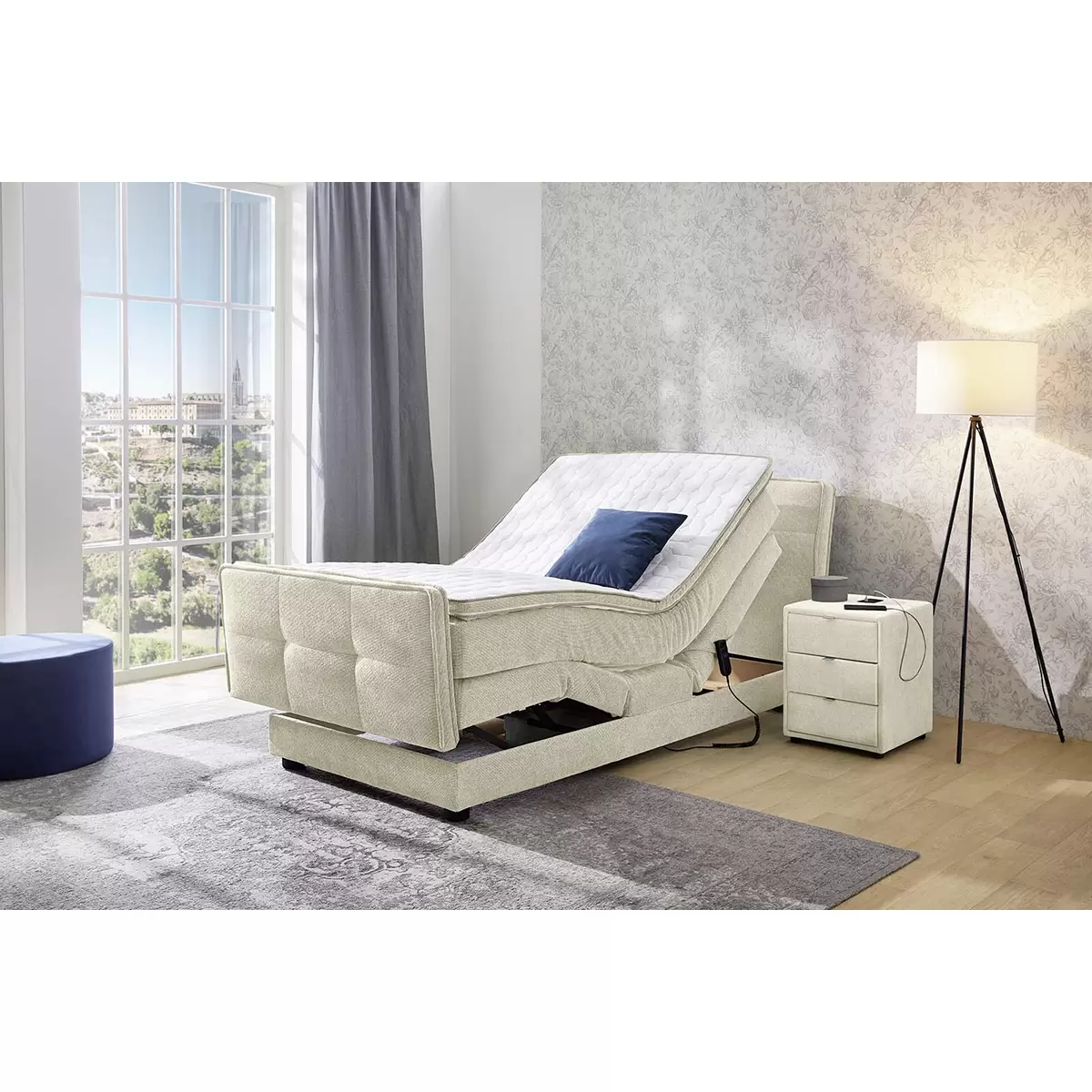 Boxspringbett Paulo 120x200 Beige