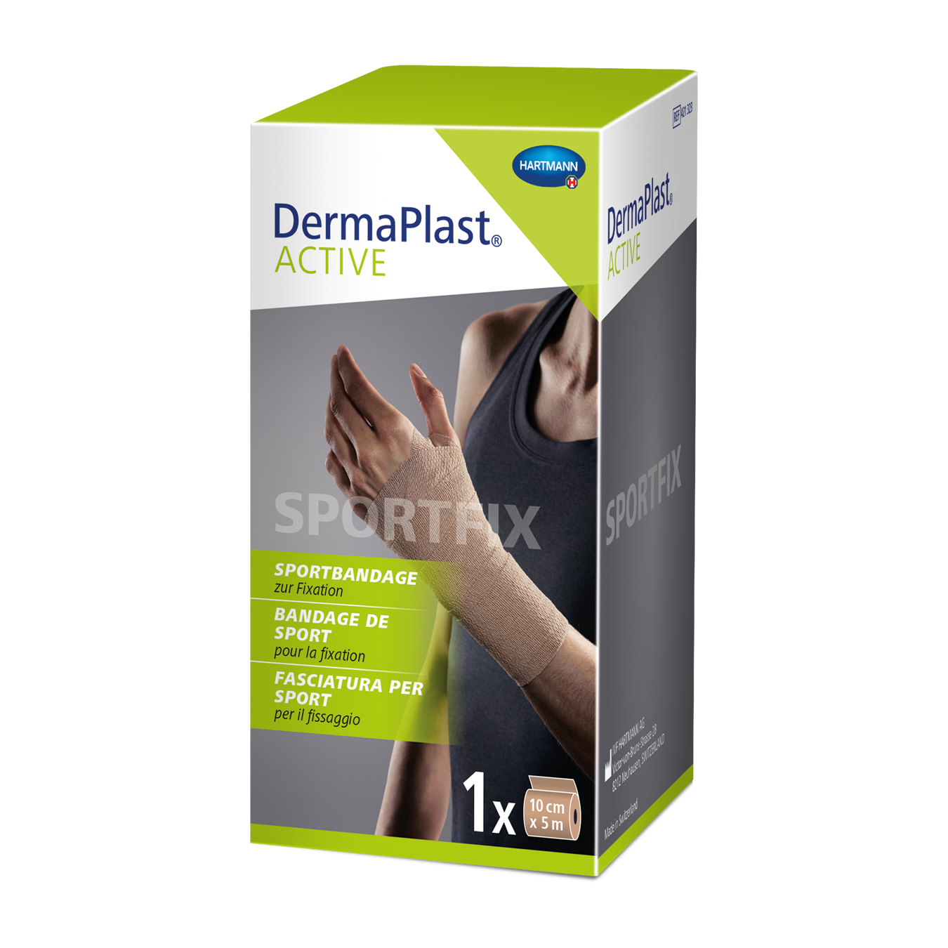 DERMAPLAST Active Sportbandage 10cmx5m 1 Stk