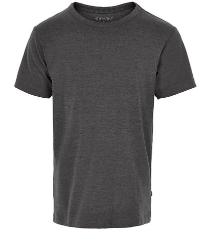 Minymo T-Shirt - 2er-Pack - Anthrazitgrau/Army