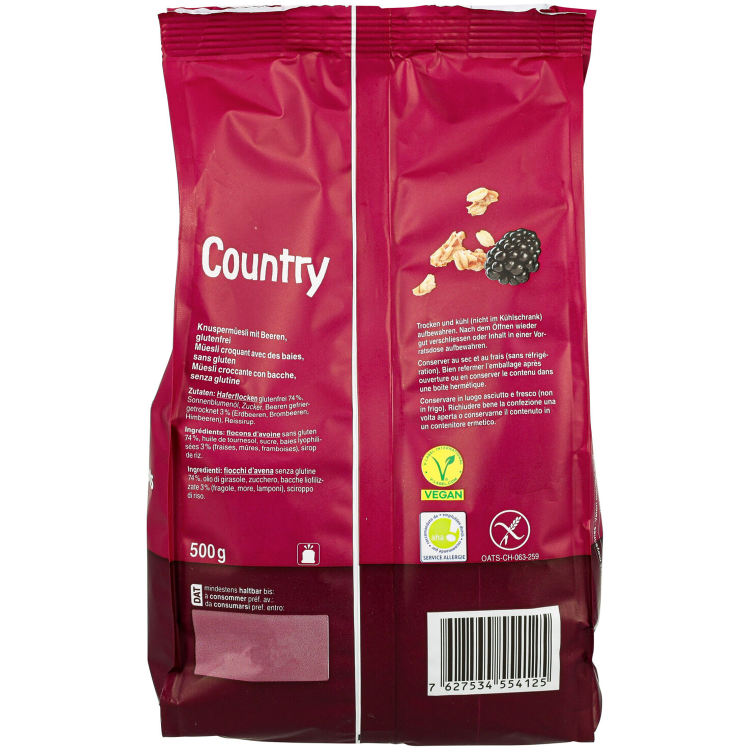 Country Knuspermüesli Red Berry
