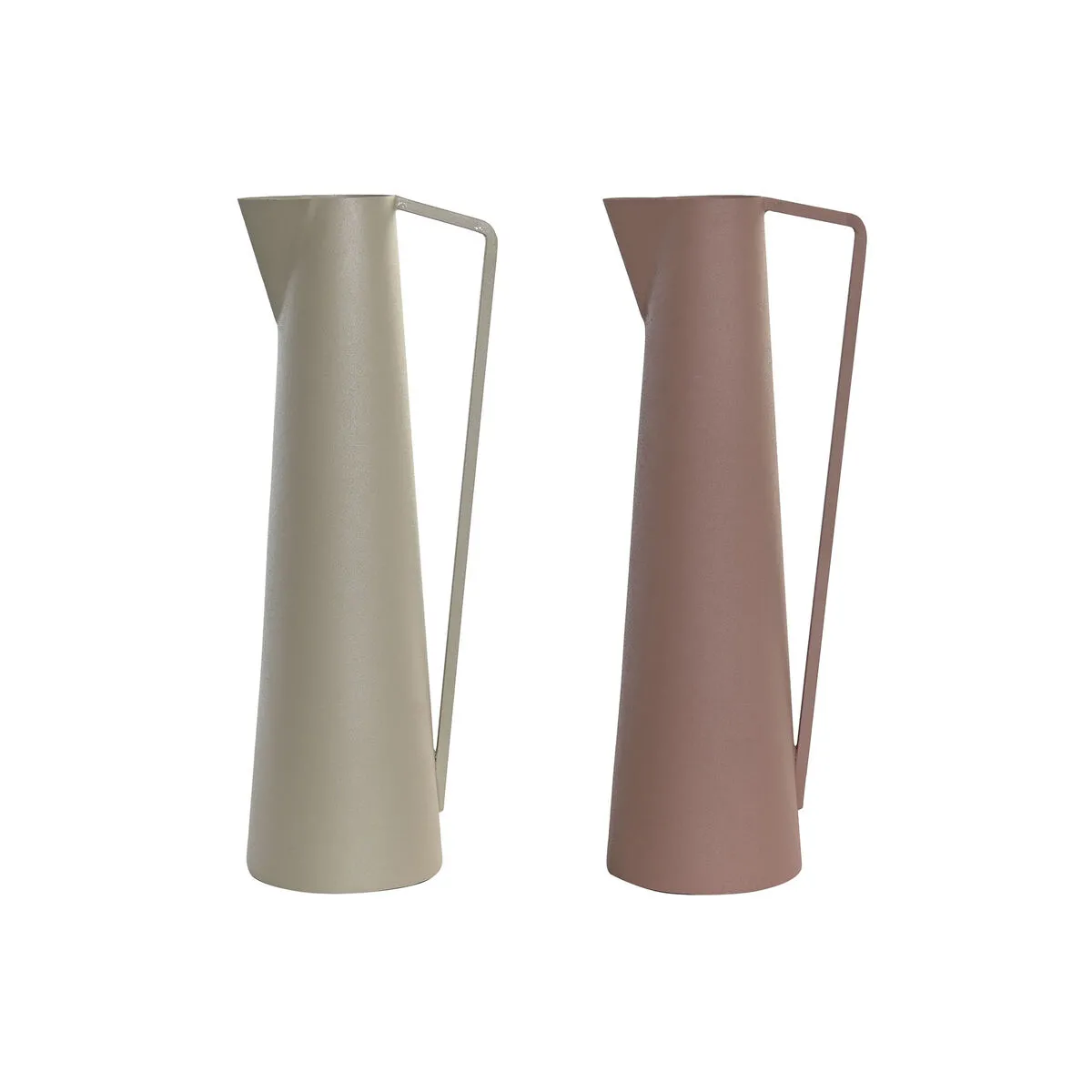 DKD Home Decor Vase Beige Rose Fer