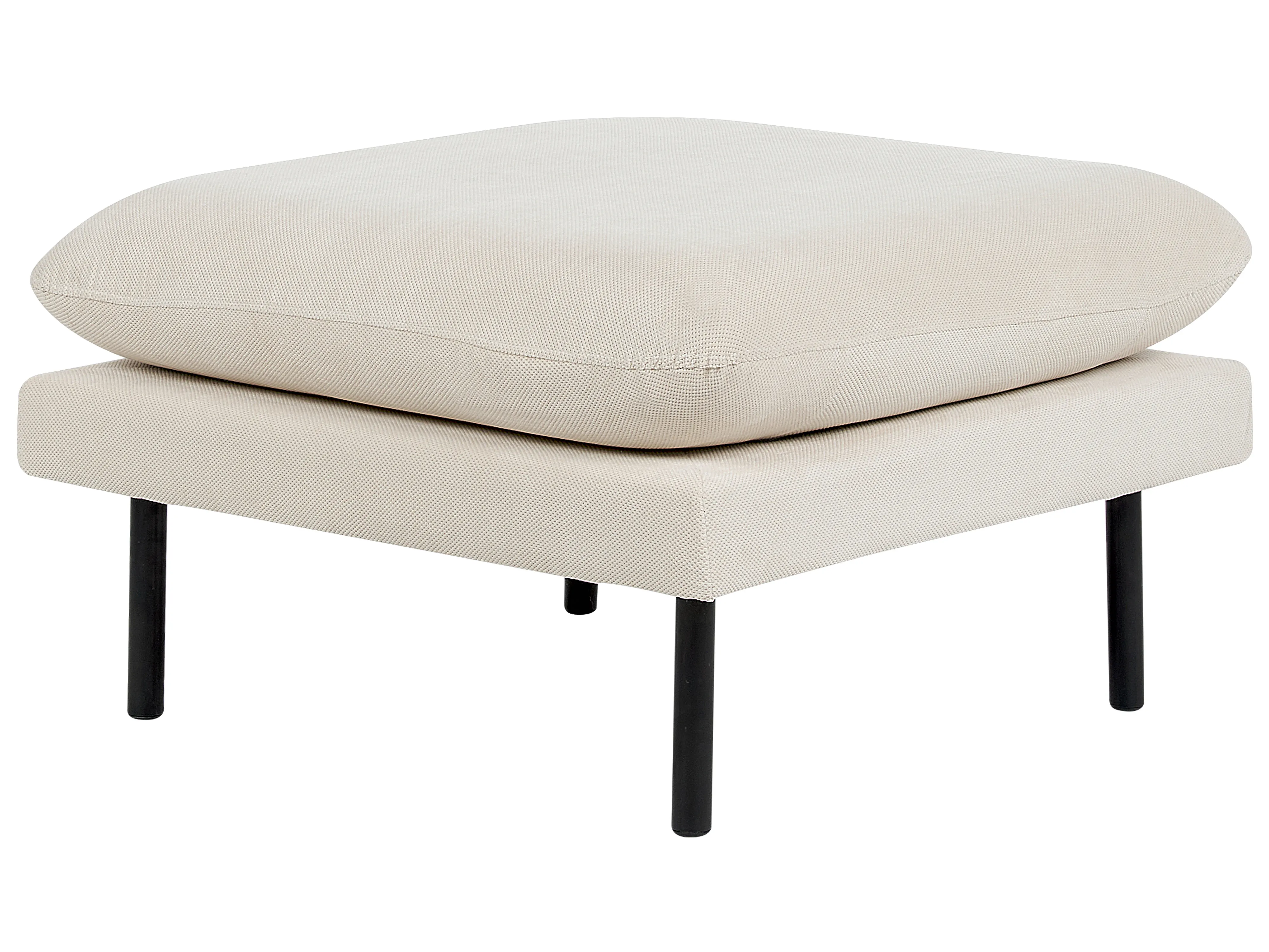 Ottomaan VINTERBRO Stof Lichtbeige