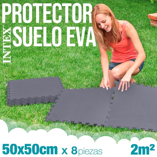 Tapete de proteção acolchoado Intex para o chão