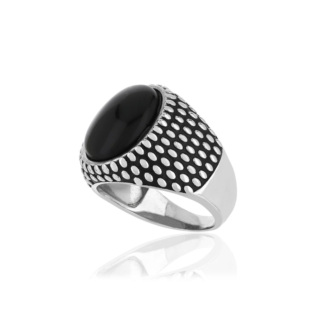 Bague argent 925 onyx