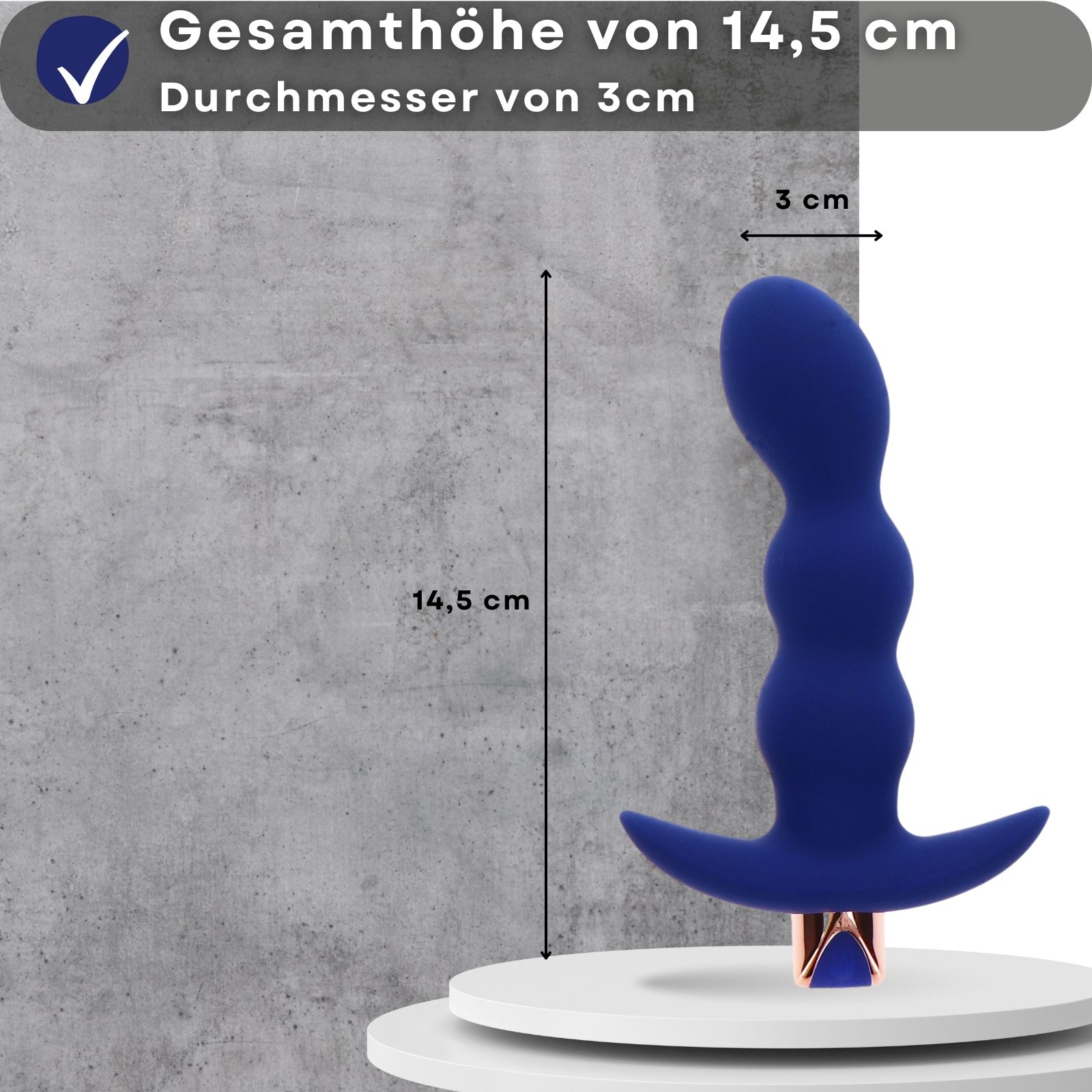 Lovelyness - Vibrierender Analplug mit Fernbedienung