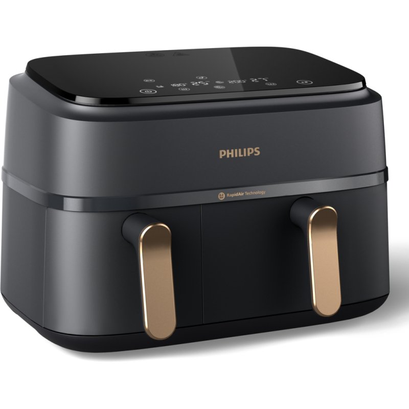 Friteuse sans huile Philips NA352/00 Airfryer 9L noir double panier