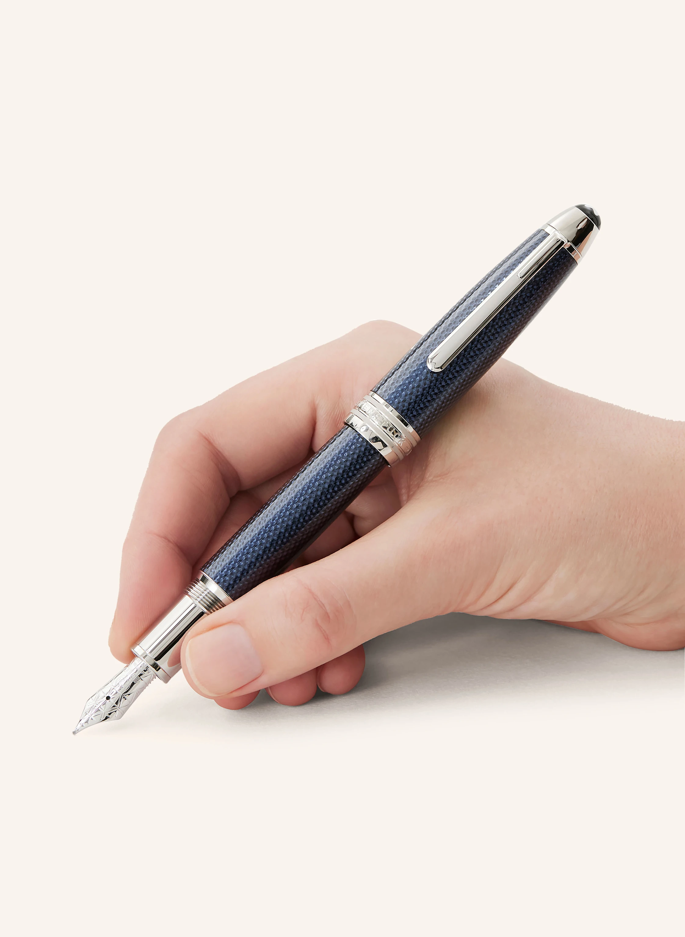 MONTBLANC Kolbenfüllfederhalter MEISTERSTÜCK SOLITAIRE BLUE HOUR LEGRAND