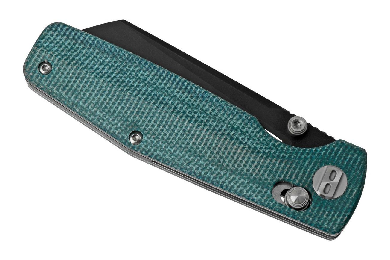 Bestech Slasher BG43C-2 Blue Micarta, zakmes