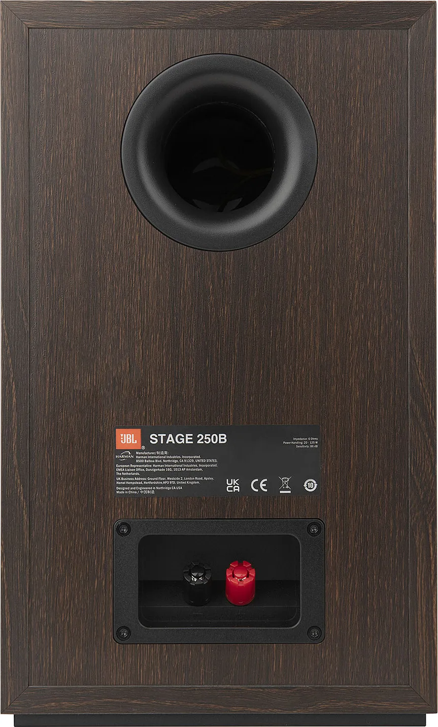 JBL 250B Bois noir (la paire) Enceintes bibliothèque