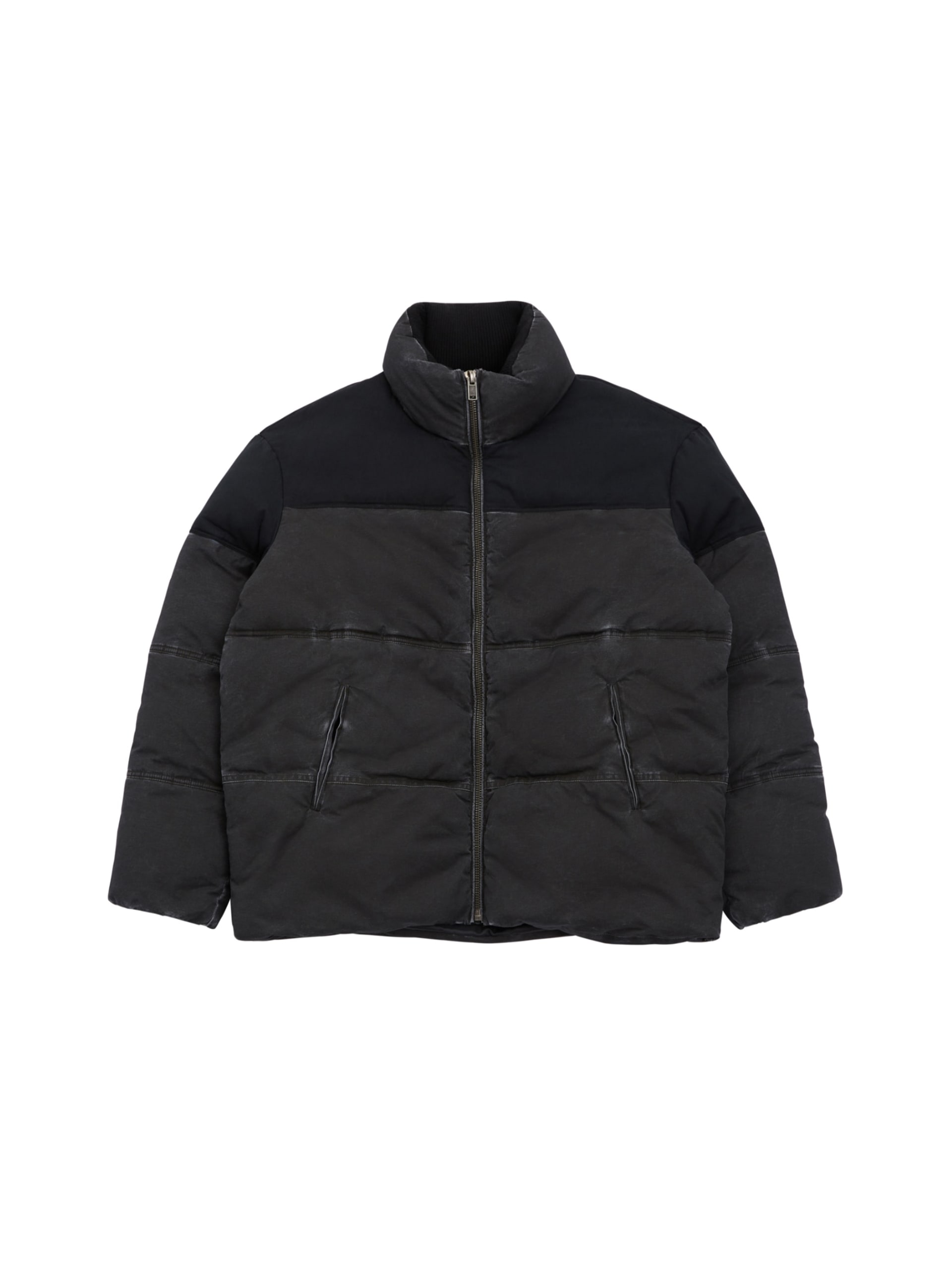 Jaqueta puffer de lona