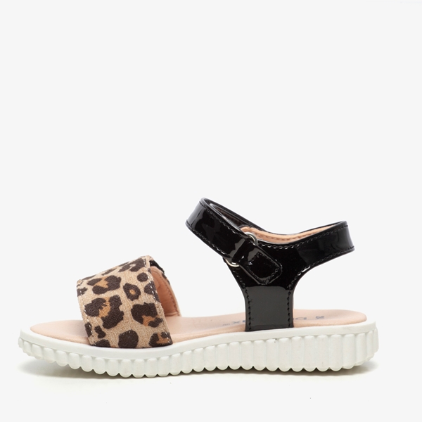 Blue Box meisjes sandalen met luipaardprint