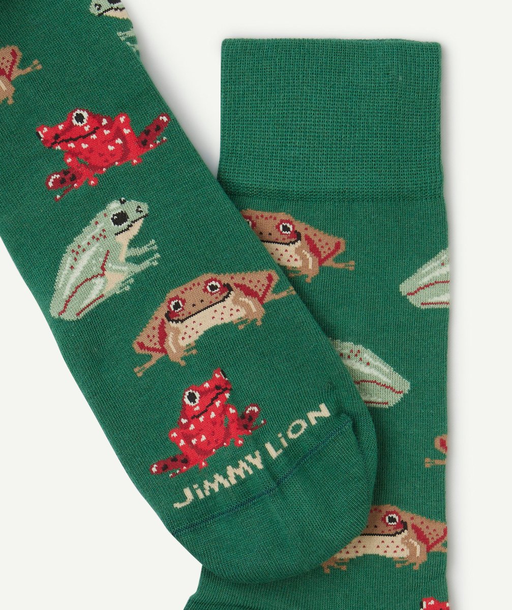 JIMMY LIONPAIRE DE CHAUSSETTES ADO AVEC IMPRIMÉ GRENOUILLE