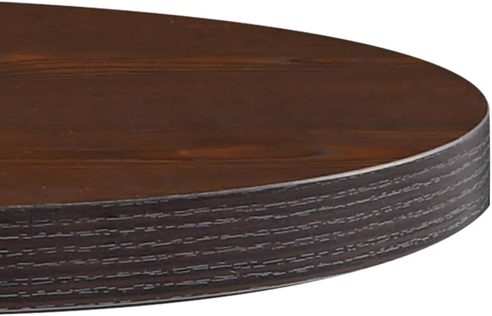 Bistrotisch Dunkelbraun 60 cm MDF Bartisch, Bistrotisch Bartheke für Hausbar, Wohnzimmer und Esszimme