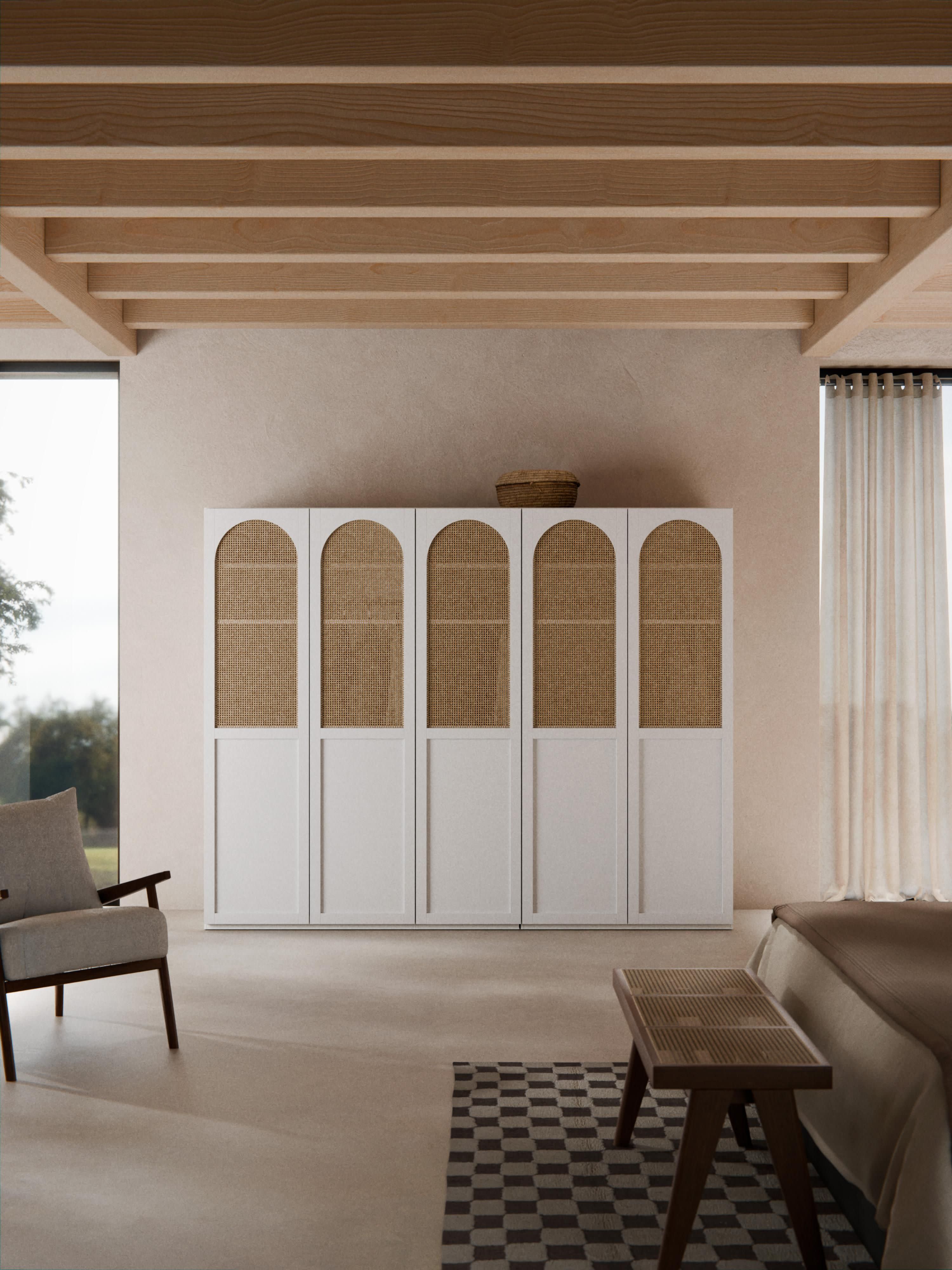 Modulaire draaideurkast Jeanne, 250 cm breed, diverse opties