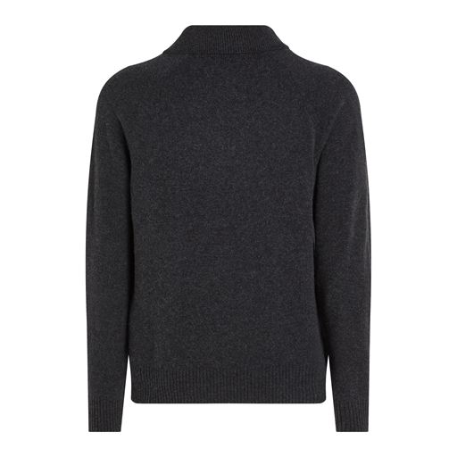Calvin Klein Luxury Wool Polo, Ck Black Heather, L