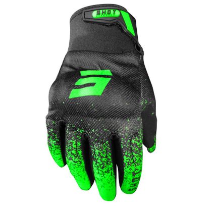 Gants Enduro Shot DRIFT EDGE - GREEN 2024 - Vert / Noir