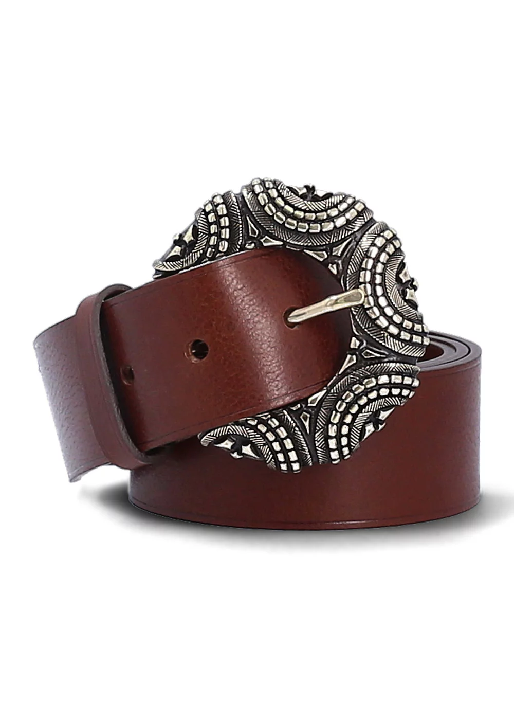 CEINTURE EMMA CUIR CHOCOLAT