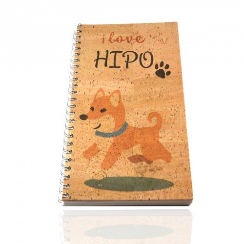Caderno de cortiça 