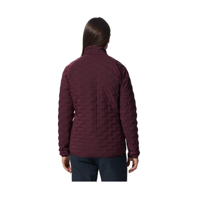 Mountain Hardwear Stretchdown Light Jacket Women Cocoa Red