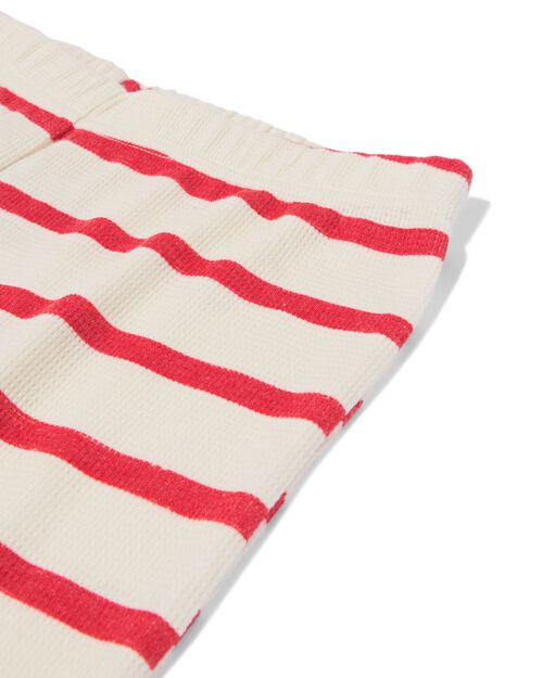 pyjama gaufre pour enfant rouge