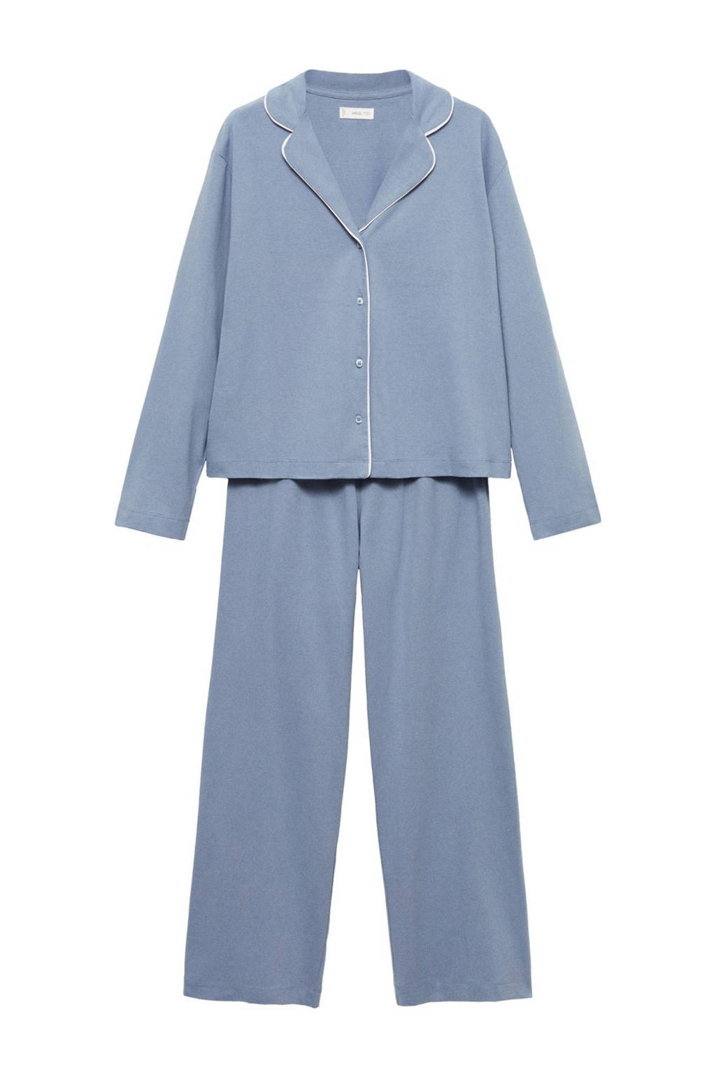 MANGO TEEN pyjama middenblauw