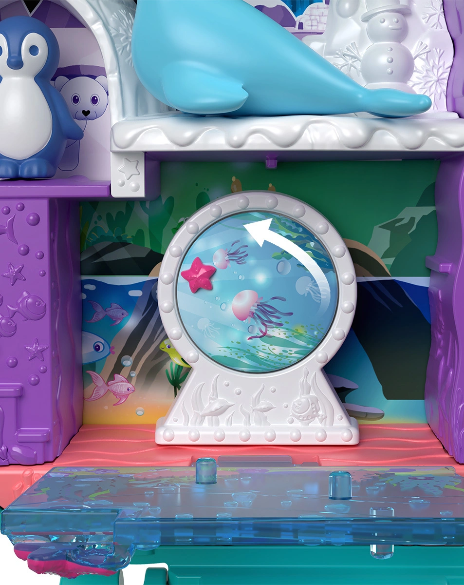 Polly Pocket Otter-Aquarium Schatulle
