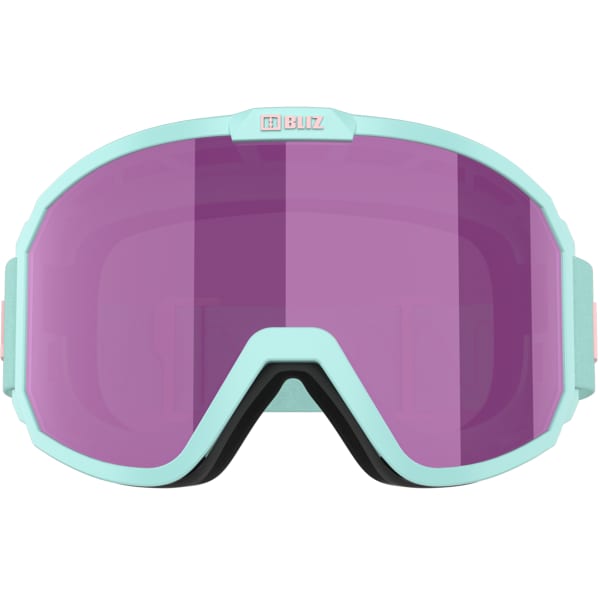 Masque de ski BLIZ RAVE MATT MINT W PINK LOGO/BROWN W PINK MULTI