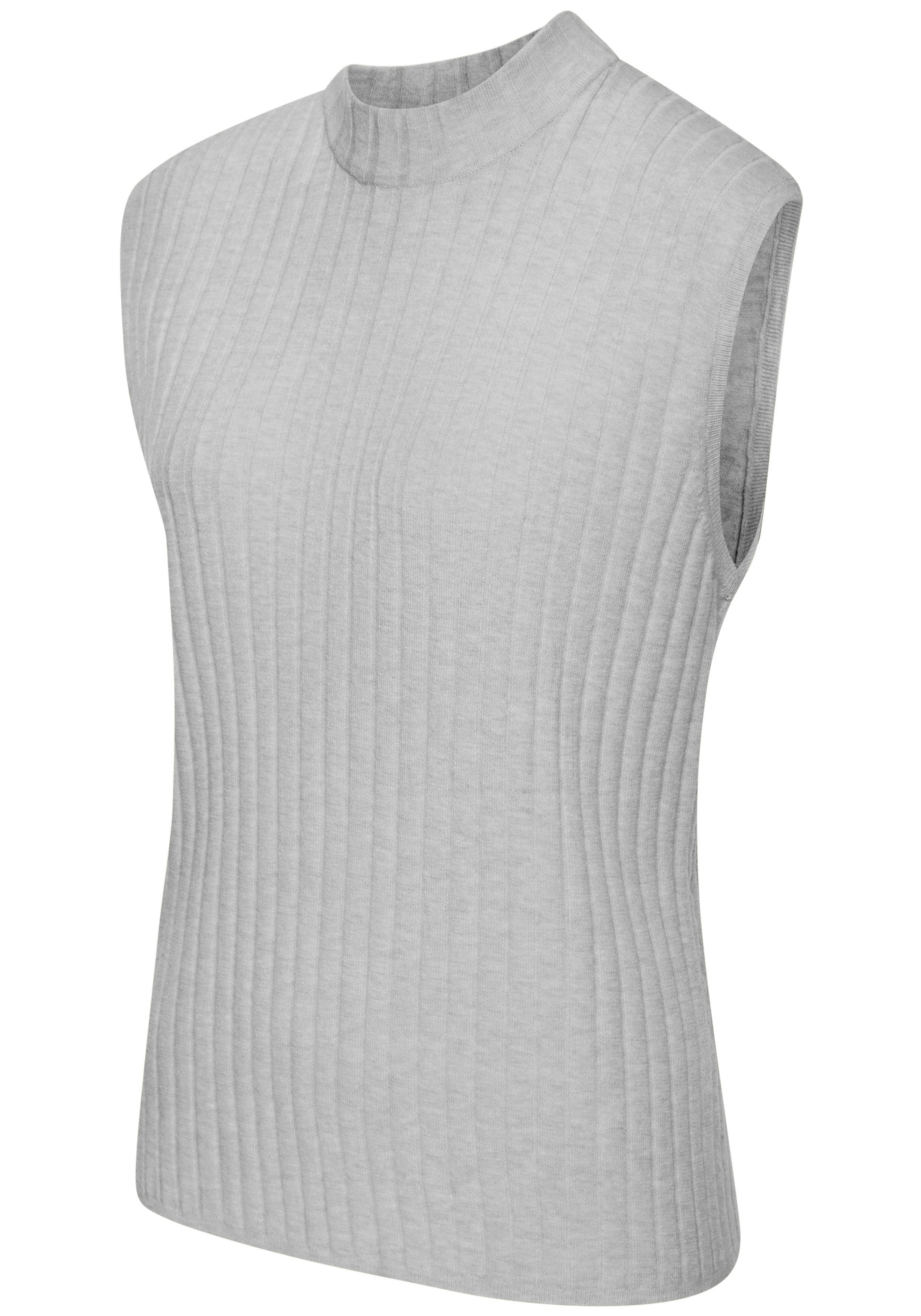 French Connection Stricktop mit kleinem Stehkragen, Loungewear