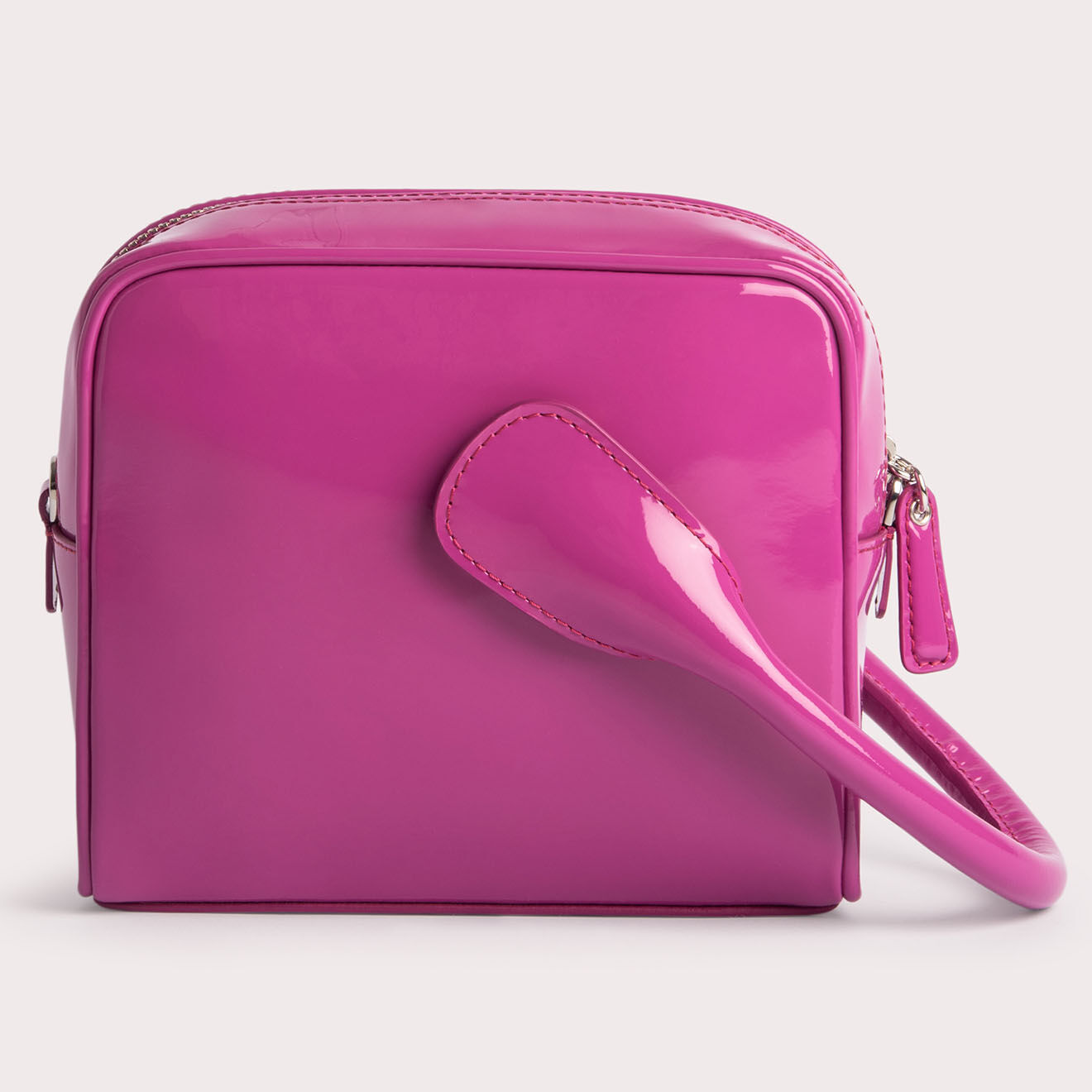 By Far Sac à main en Cuir Cam fuchsia -  17x18x10 cm