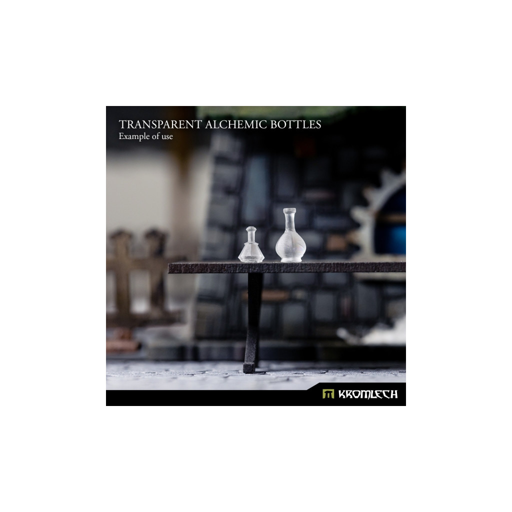 Transparent Alchemic Bottles